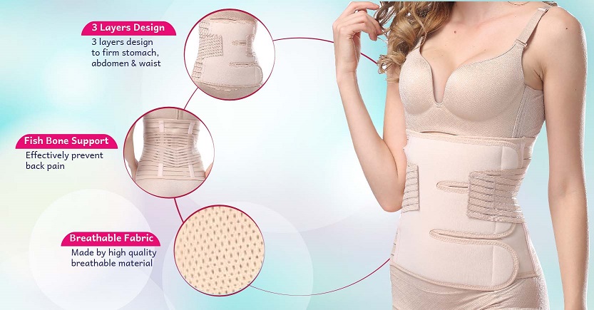 Lunavie Premium Postpartum Abdominal Binder